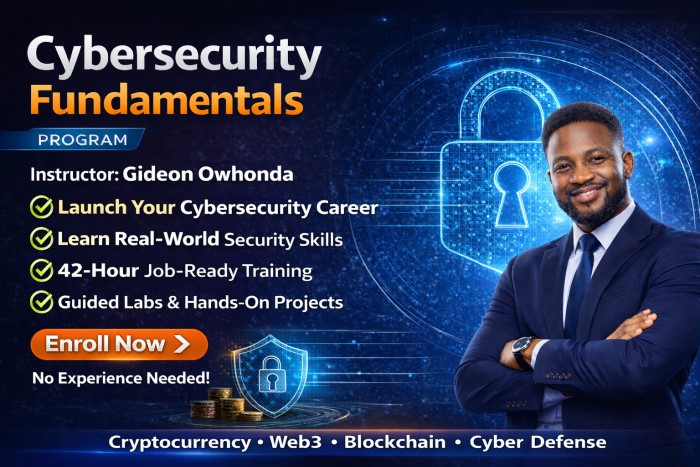 Cybersecurity Fundamentals Course (Job-Ready Program)