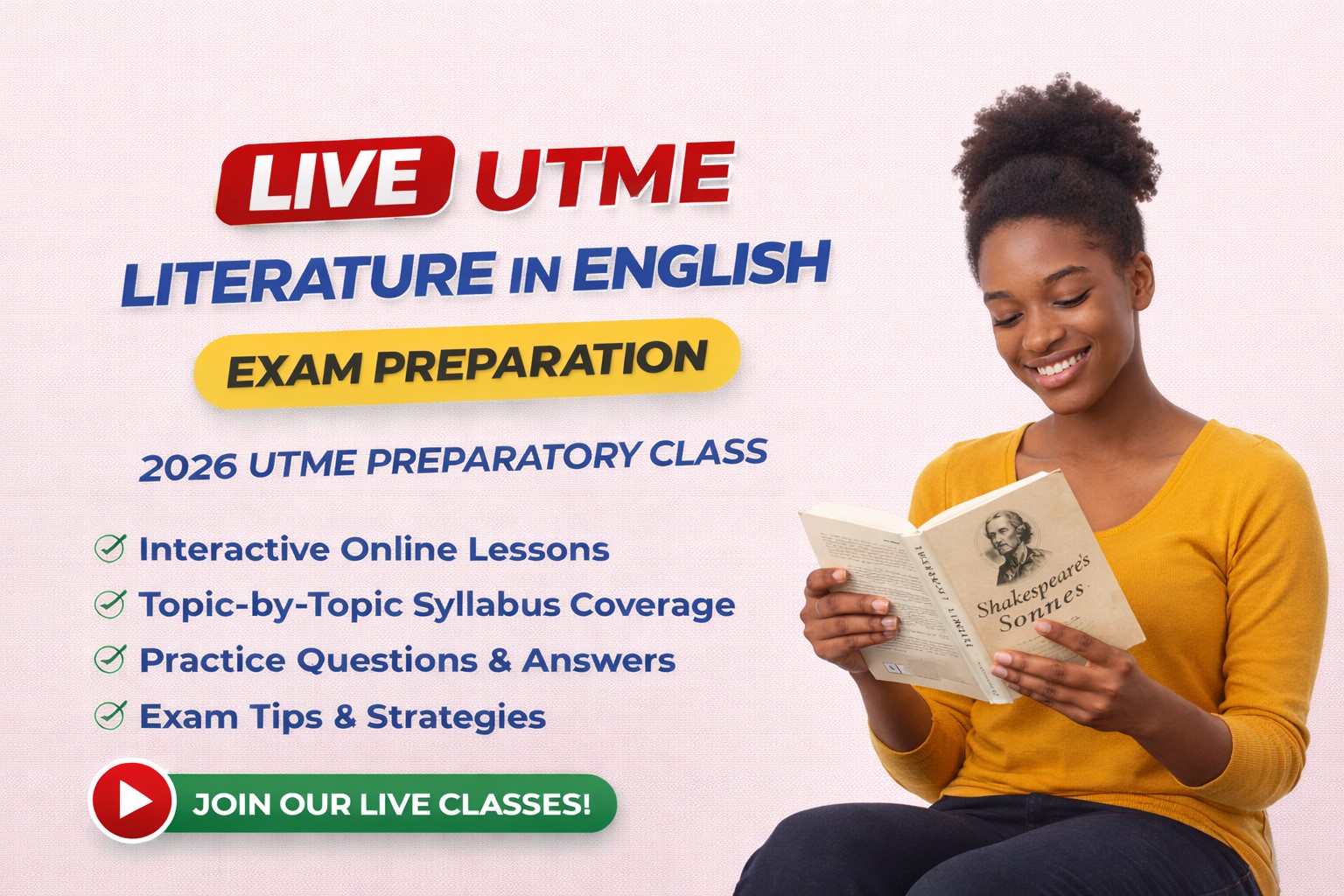 UTME Literature in English Exam Preparation 2026
